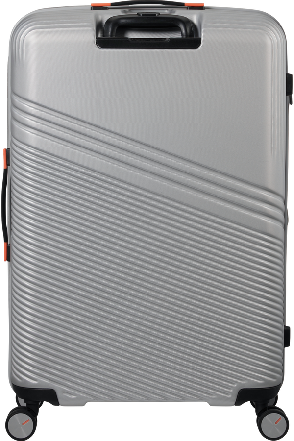 American Tourister Triple Trace Spinner TSA Expandable 76cm  Silver/Orange