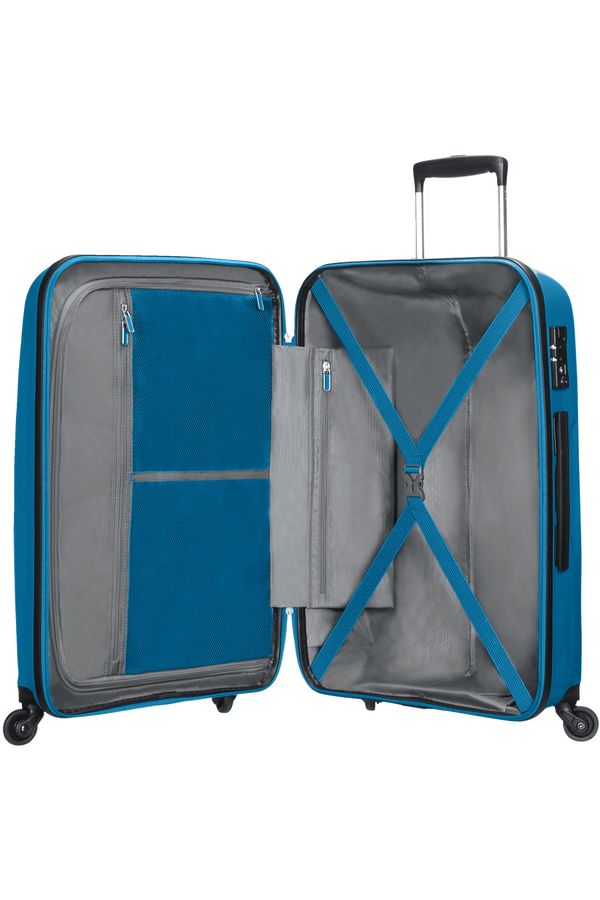 American Tourister Bon Air 4-wheel 66cm medium Spinner suitcase Seaport Blue