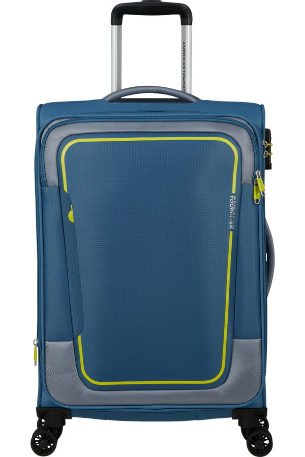 American Tourister Pulsonic Spinner Expandable 68 cm  Coronet Blue