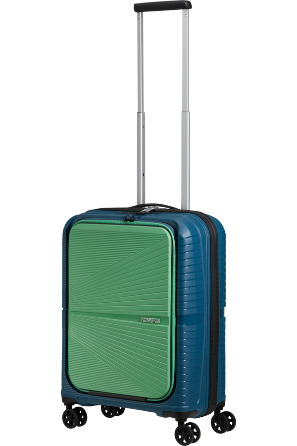 American Tourister Airconic Spinner Frontloader 15.6' 55cm  Teal Blue/Green