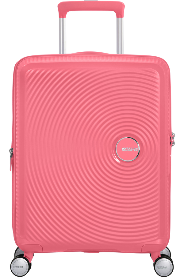 American Tourister Soundbox Spinner Expandable 55cm  Sun Kissed Coral