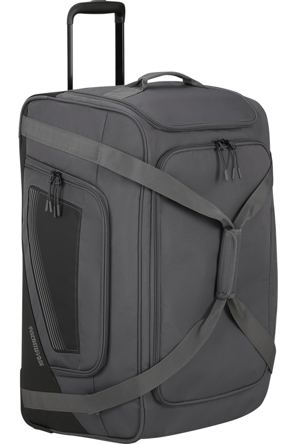 American Tourister City Racer Duffle with Wheels M  Black American Tourister City Racer Duffle with Wheels M  Black