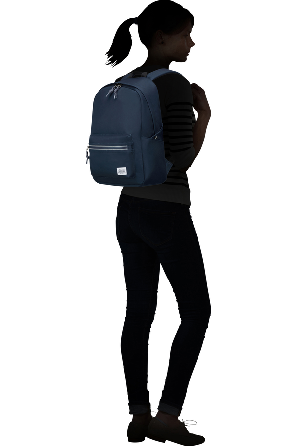 American Tourister Brightup Backpack Zip  Navy American Tourister Brightup Backpack Zip  Navy