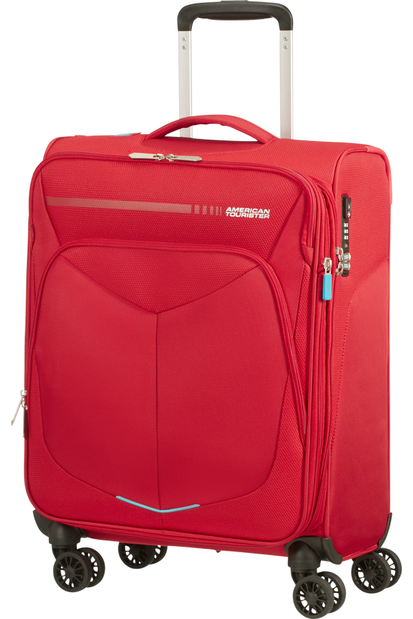 American Tourister Summerfunk Spinner Exp TSA 55cm  Red