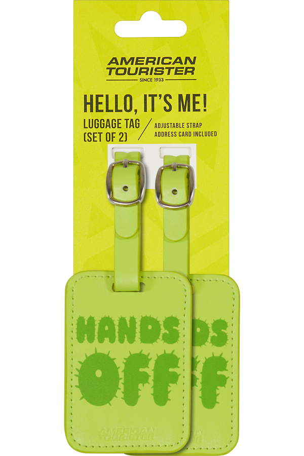 American Tourister American Tourist. Ta Luggage Tag X2 Print  Hands Off