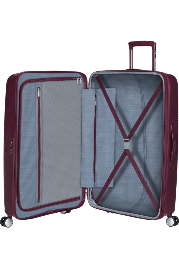 American Tourister SoundBox Spinner TSA Expandable 77cm  Wild Cherry