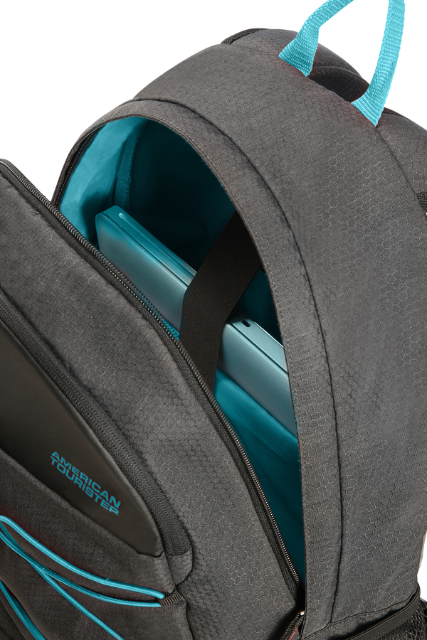 American Tourister Road Quest Laptop Backpack M 15.6'  Graphite/Turquoise