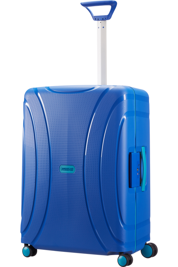 American Tourister Lock'n'Roll 4-wheel Spinner 69cm medium suitcase Skydiver Blue