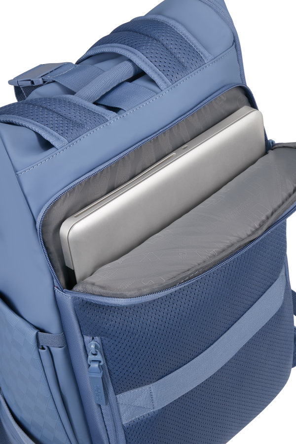 Urban Tide 15.6'' rolltop Rygs&aelig;k 15.6" | American Tourister Urban Tide Rolltop Laptop Backpack 15.6'  Storm Blue