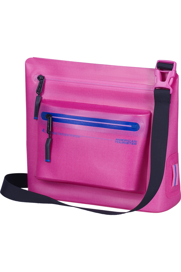 Colourdry M Skuldertaske | American Tourister Colourdry Shoulder Bag M  Electric Fuchsia