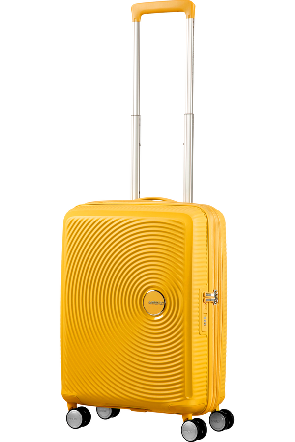 American Tourister Soundbox Spinner 55  Golden Yellow