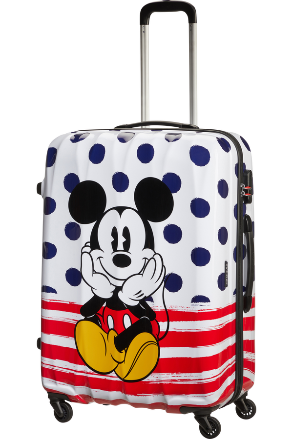 American Tourister Disney Legends Spinner 75cm  Mickey Blue Dots American Tourister Disney Legends Spinner 75cm  Mickey Blue Dots