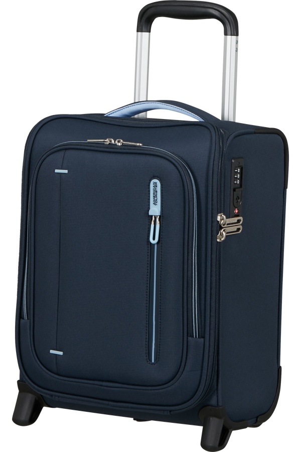 American Tourister Cloudrider Upright Underseater Tsa  Sky Navy
