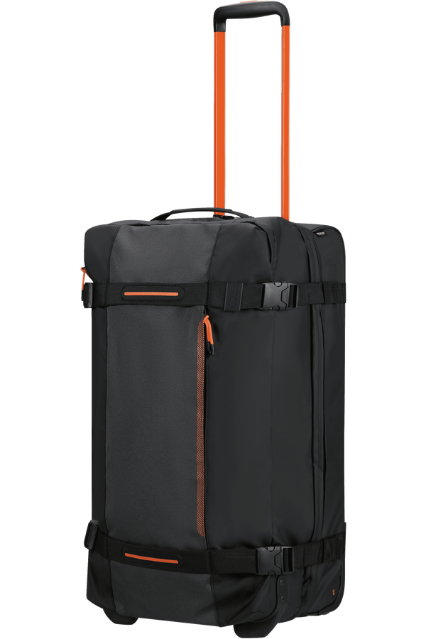 American Tourister Urban Track Duffle with Wheels Lmtd M  Black/Orange