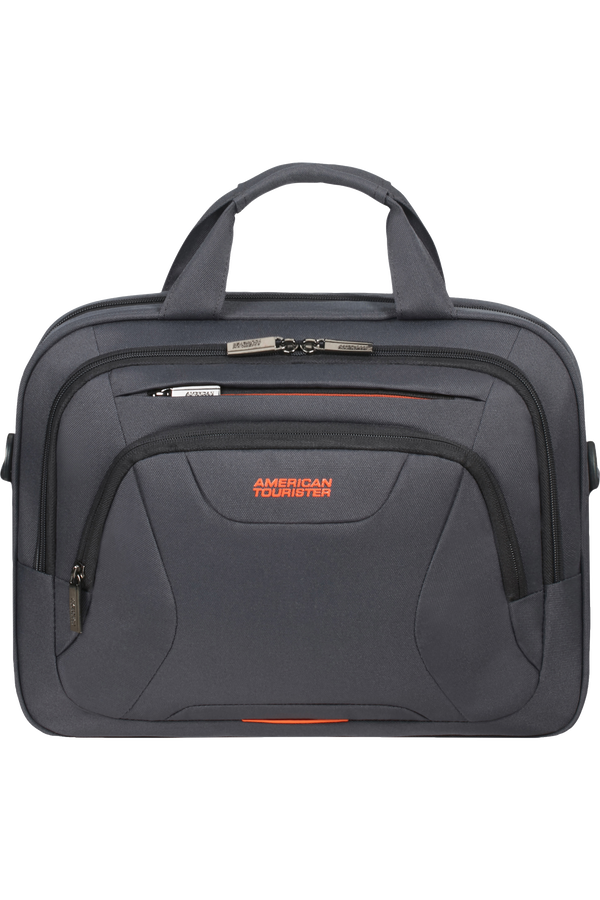 American Tourister At Work Laptop Bag  13.3-14.1inch Grey/Orange
