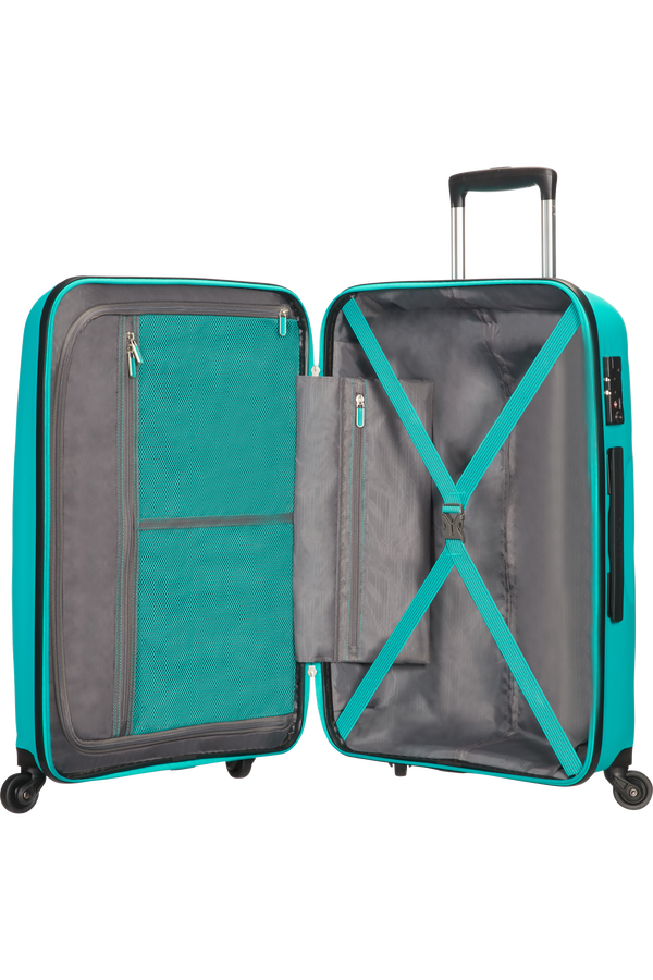 American Tourister Bon Air 4-wheel 66cm medium Spinner suitcase Deep Turquoise