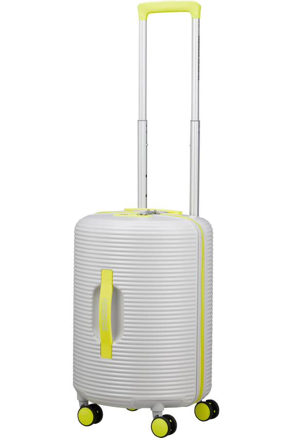 American Tourister Rollio Spinner 52cm  Light Grey/Lime