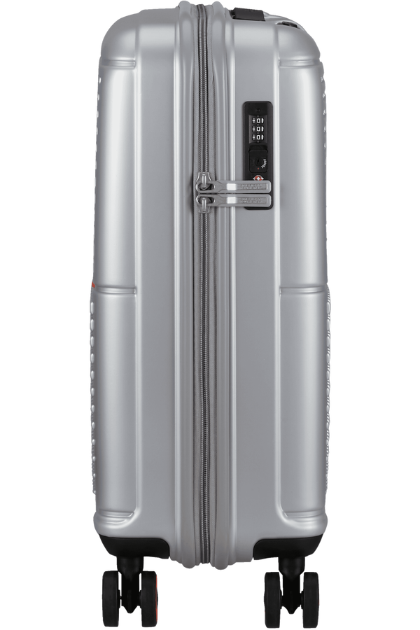 American Tourister Geopop Spinner 55/20 Tsa. 55cm  Metallic Silver American Tourister Geopop Spinner 55/20 Tsa. 55cm  Metallic Silver