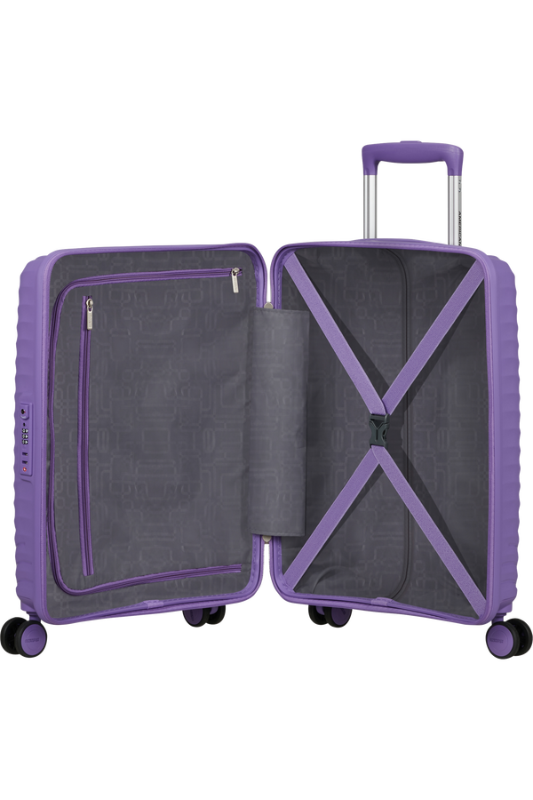 American Tourister Diablast Spinner TSA 55cm  Purple Pulse