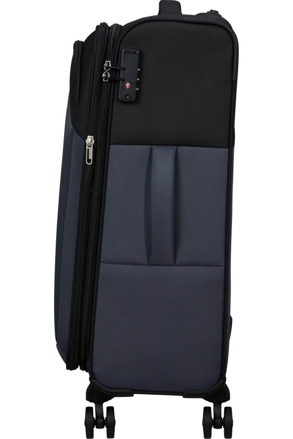 American Tourister Daring Dash Spinner Expandable TSA M  Black/Grey