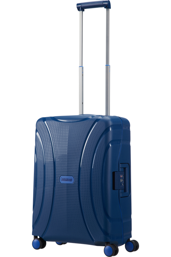American Tourister Lock'n'Roll 4-wheel cabin baggage Spinner suitcase 40x55x20cm Marine Blue