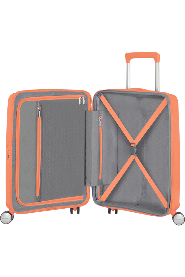 American Tourister Soundbox Spinner TSA Expandable 55cm  Cantaloupe