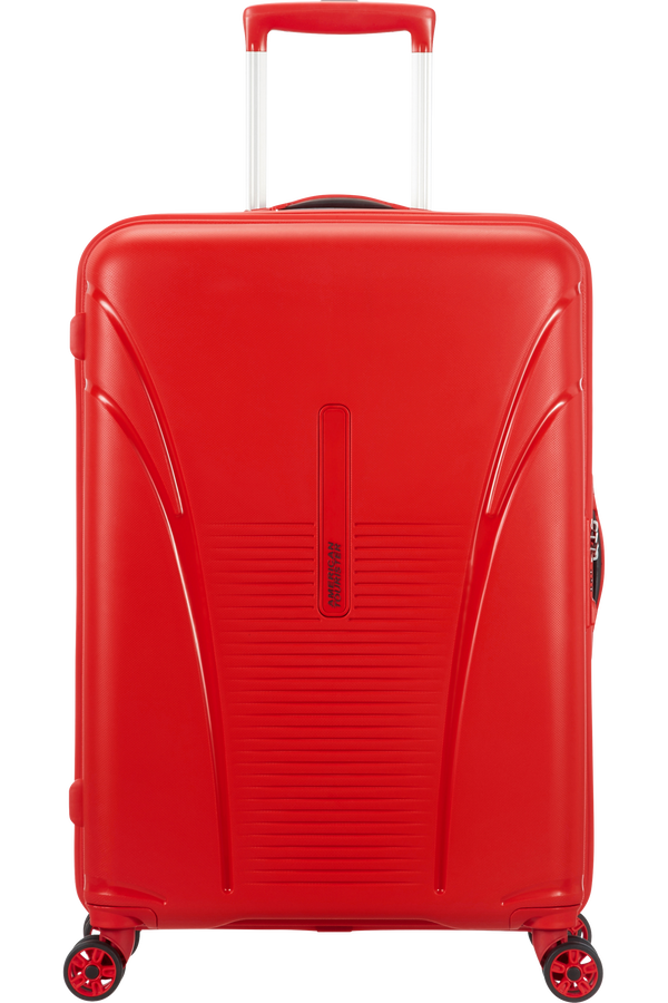 American Tourister Skytracer 4-wheel 68cm medium Spinner suitcase  Formula Red