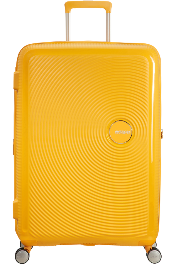 American Tourister Soundbox Spinner 77  Golden Yellow