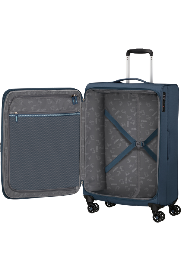 American Tourister Aerospin Spinner Expandable M  Indigo