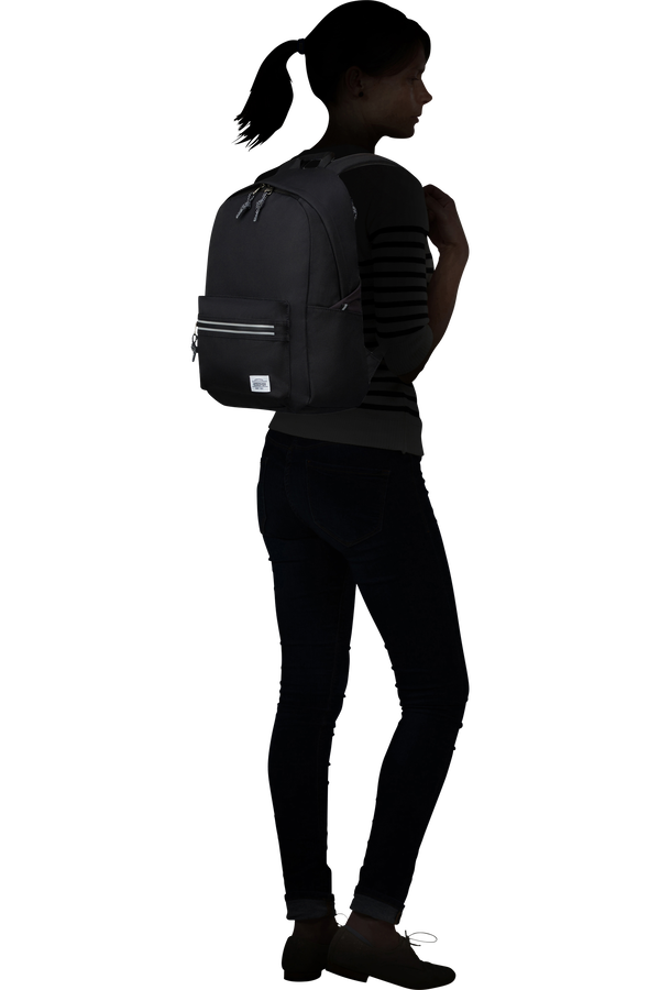 American Tourister Brightup Backpack Zip  Black American Tourister Brightup Backpack Zip  Black