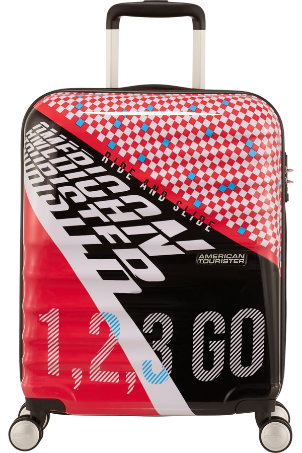 American Tourister Wavebreaker Spinner 55cm  Retro Racer