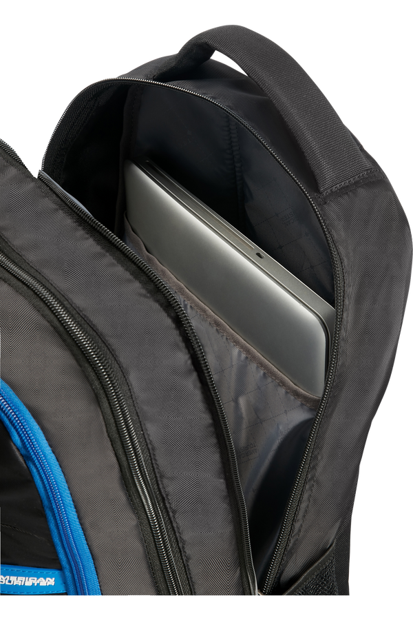 American Tourister Urban Groove Sportive Backpack  Black/Blue American Tourister Urban Groove Sportive Backpack  Black/Blue