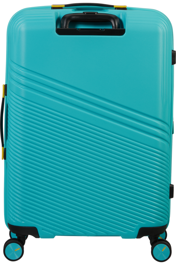 American Tourister Triple Trace Spinner TSA Expandable 67cm  Turquoise/Yellow