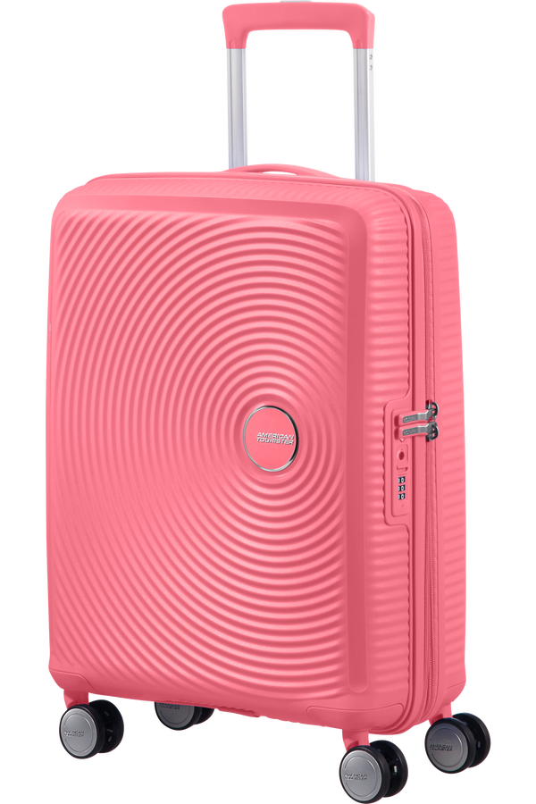 American Tourister Soundbox Spinner Expandable 55cm  Sun Kissed Coral