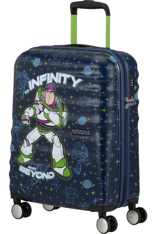 Disney Wavebreaker 55cm H&aring;ndbagage | American Tourister Disney Wavebreaker Spinner TSA Disney Fl 55cm  Buzz Lightyear