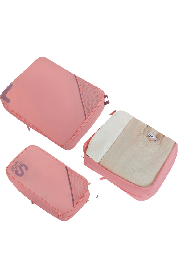 Packing Cubes S&aelig;t med 3 Pakkekuber