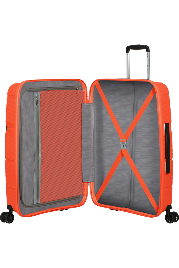 American Tourister Linex Spinner 66cm  Tigerlily Orange American Tourister Linex Spinner 66cm  Tigerlily Orange