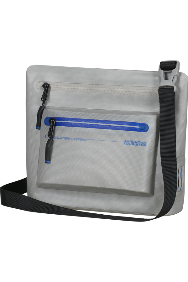 Colourdry M Skuldertaske | American Tourister Colourdry Shoulder Bag M  Glacial Silver