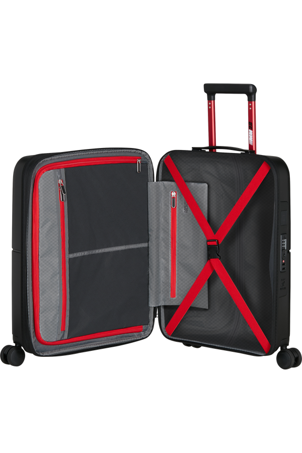 Dashpop Disney 55cm H&aring;ndbagage | American Tourister Dashpop Disney Spinner Expandable TSA Disney 55cm  Racing Mickey