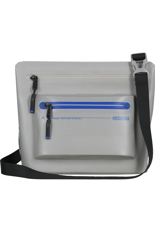 Colourdry M Skuldertaske | American Tourister Colourdry Shoulder Bag M  Glacial Silver