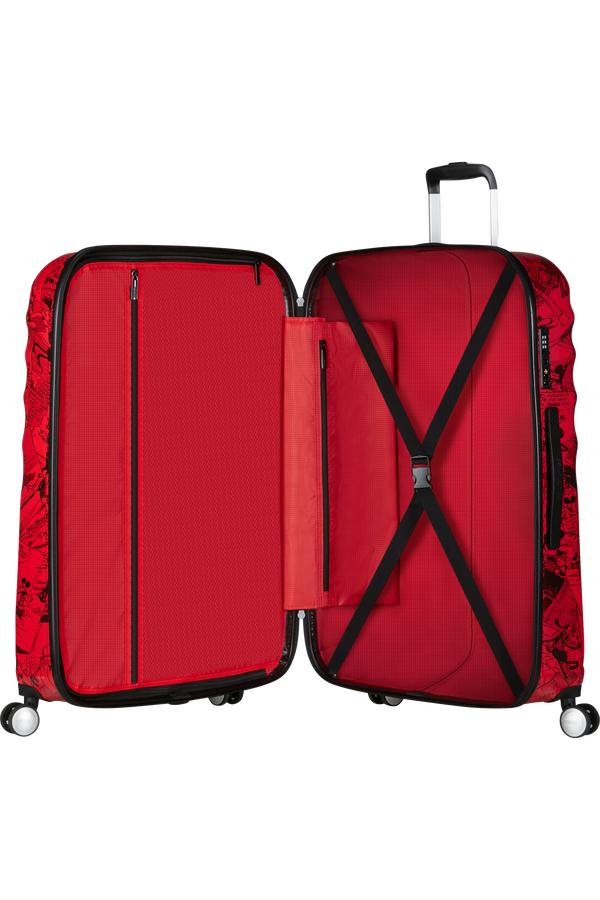 American Tourister Disney Wavebreaker Spinner TSA Disney Fl 77cm  Mickey Comics Red