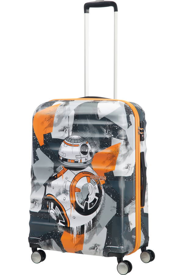 American Tourister Wavebreaker Disney 4-wheel 67cm medium Spinner suitcase Bb8 American Tourister Wavebreaker Disney 4-wheel 67cm medium Spinner suitcase Bb8