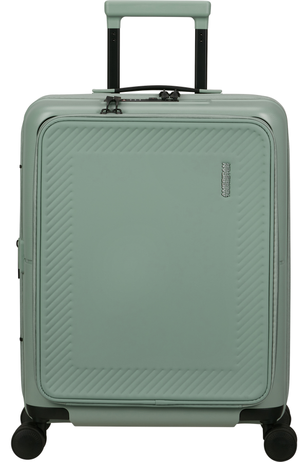 American Tourister DashPop Spinner Expandable Frontloader 55cm  Iceberg Green