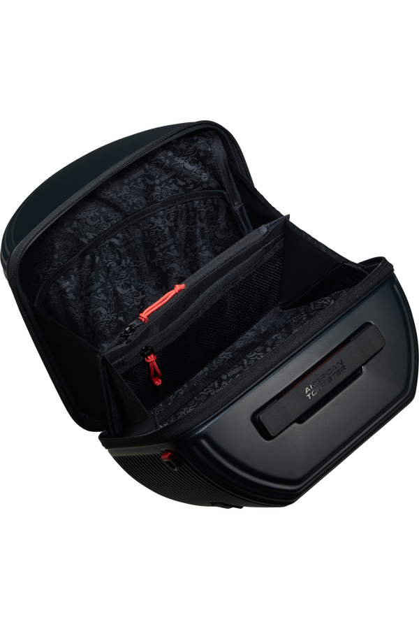 American Tourister Rollio Beauty Case  Black/Red