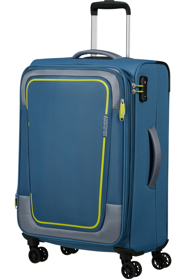 American Tourister Pulsonic Spinner Expandable 68 cm  Coronet Blue