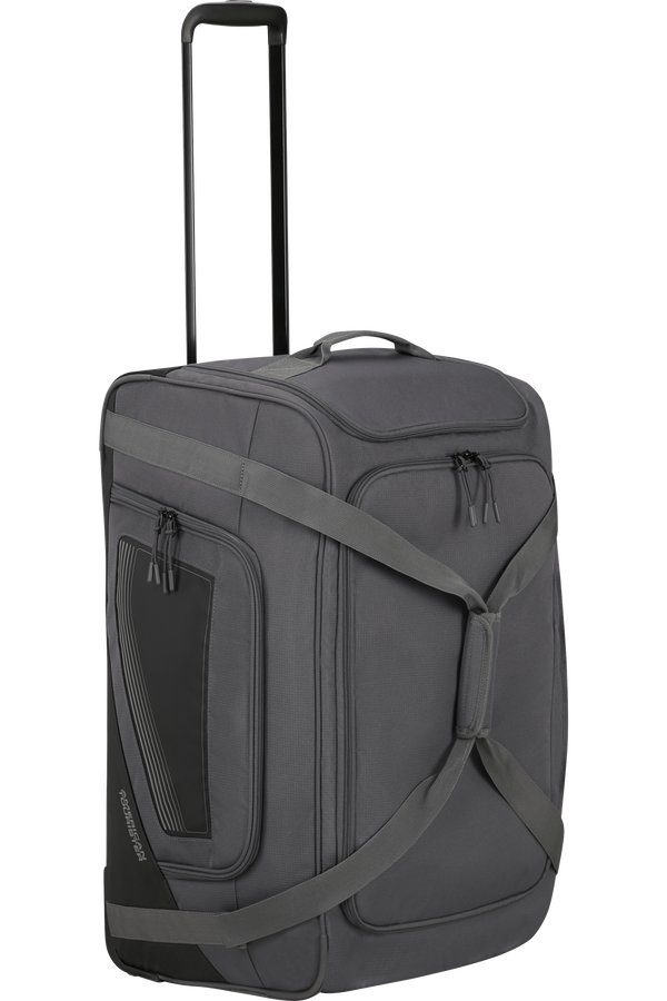 American Tourister City Racer Duffle with Wheels M  Black American Tourister City Racer Duffle with Wheels M  Black