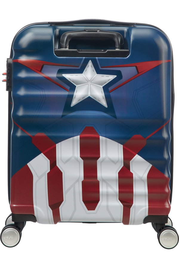 American Tourister Wavebreaker Disney Spinner 55cm  Captain America Close-Up