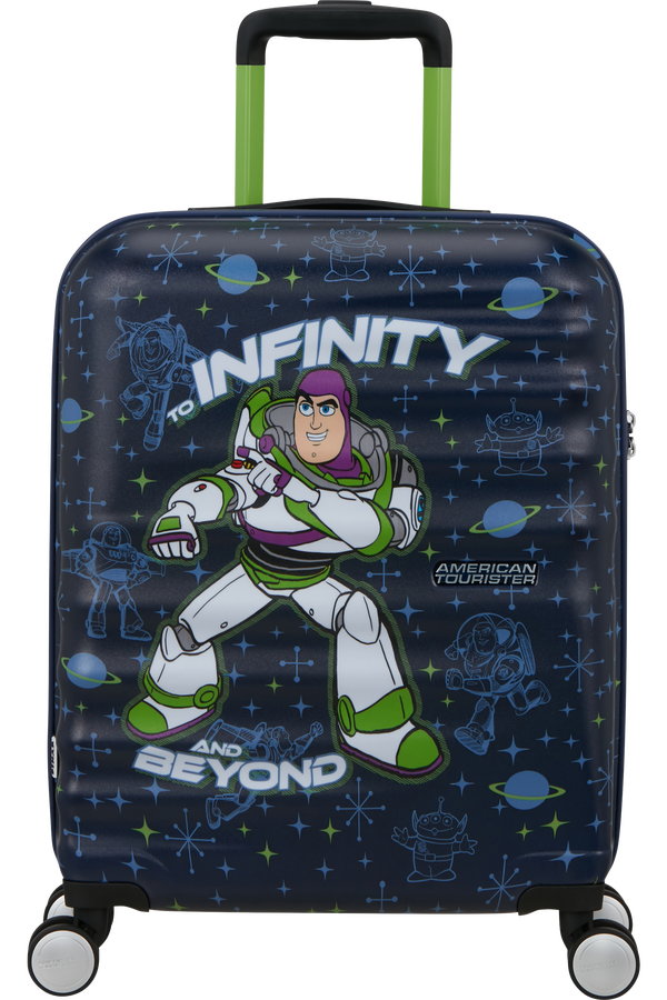Disney Wavebreaker 55cm H&aring;ndbagage | American Tourister Disney Wavebreaker Spinner TSA Disney Fl 55cm  Buzz Lightyear
