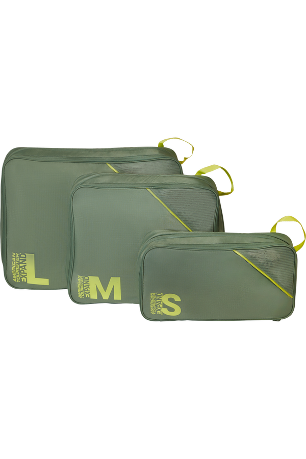 Packing Cubes S&aelig;t med 3 Pakkekuber
