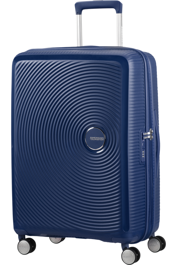 American Tourister Soundbox Spinner Expandable 67cm Midnight Navy